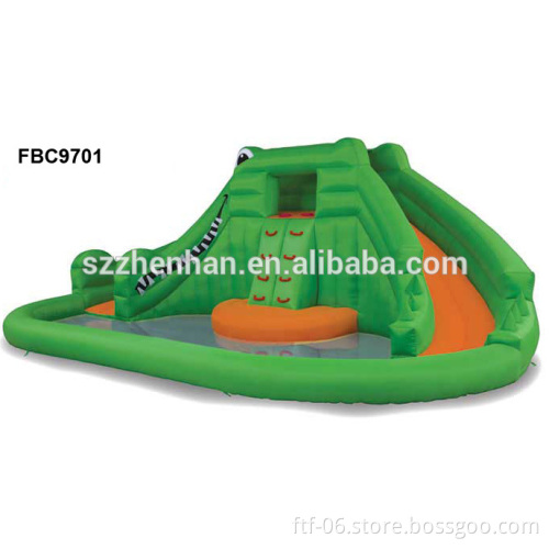Cheap blue dolphins modelling water slide